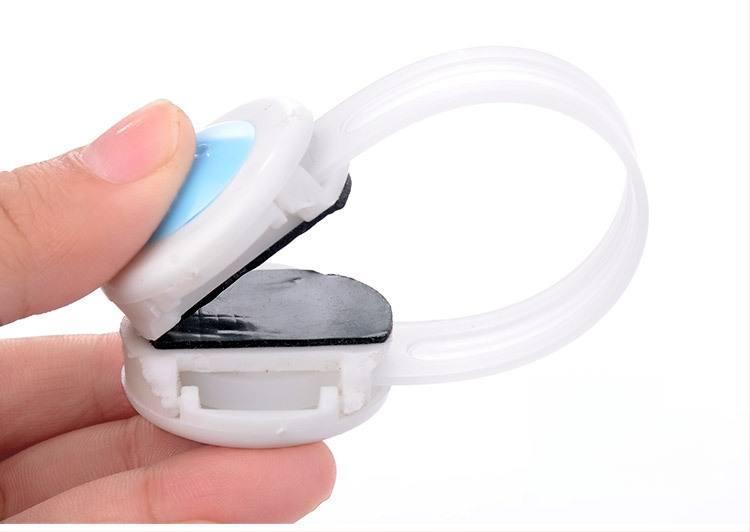 Детски предпазен замък, удължен дизайн, многофункционален за чекмеджета и хладилник, защита против прищипване, за прозорци и врати