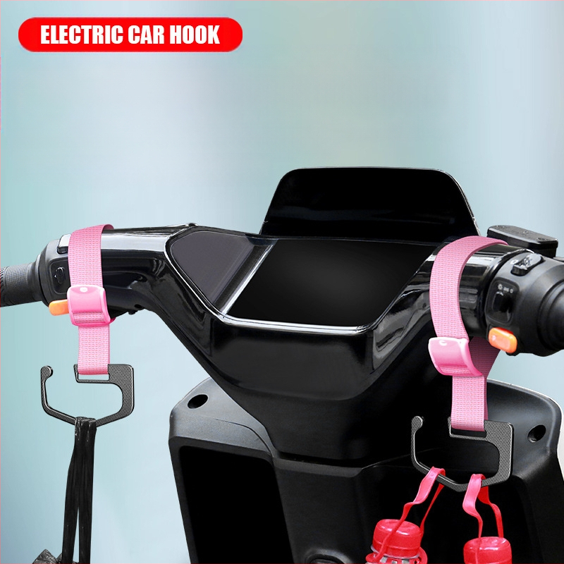 Univerzális első horog elektromos kerékpárokhoz és babakocsikhoz – M ge márkájú Modell 615, sisak és kiegészítők tárolása