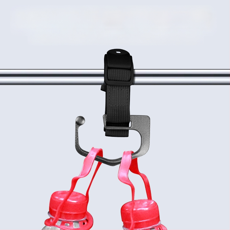 Univerzális első horog elektromos kerékpárokhoz és babakocsikhoz – M ge márkájú Modell 615, sisak és kiegészítők tárolása