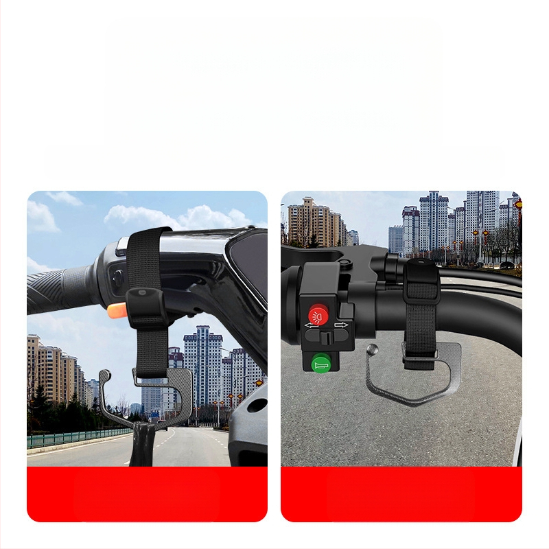 Univerzális első horog elektromos kerékpárokhoz és babakocsikhoz – M ge márkájú Modell 615, sisak és kiegészítők tárolása