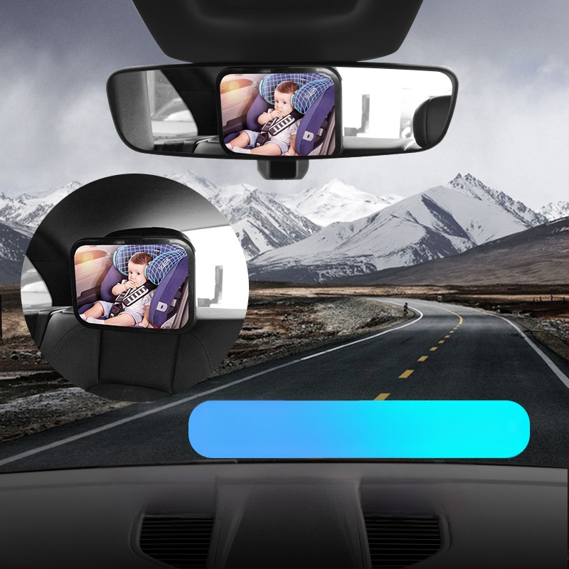 Auto iekšējais atpakaļskata spogulis bērniem, 360° griešanās, Xiao Island zīmols, licencējama privātā etiķete