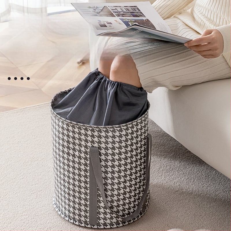 Sulankstoma pėdų vonelė su penkių sluoksnių izoliacija, nailono medžiaga, kelionėms