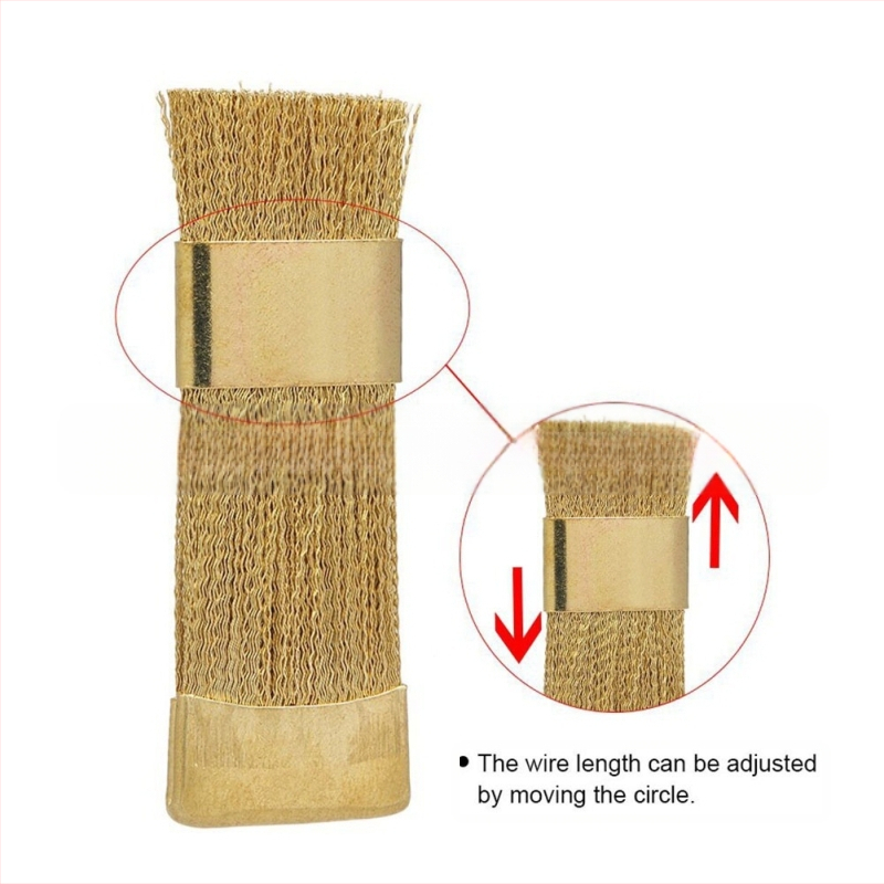 Zobu vara vada suka sakņu kanāla tīrīšanai; frēzes adatas vara vada suka; manikīrai paredzēta vara vada suka – 20 g, OEM