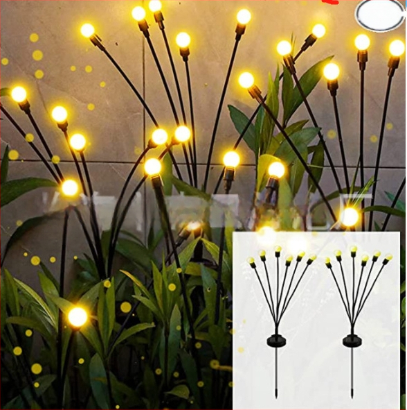 Външни соларни светулкови светлини за двор и градина – декоративни светлинни низове, 0.03W на светлина, ≤36V, слънчево захранване, IP55, управление с клавиш/дистанционно