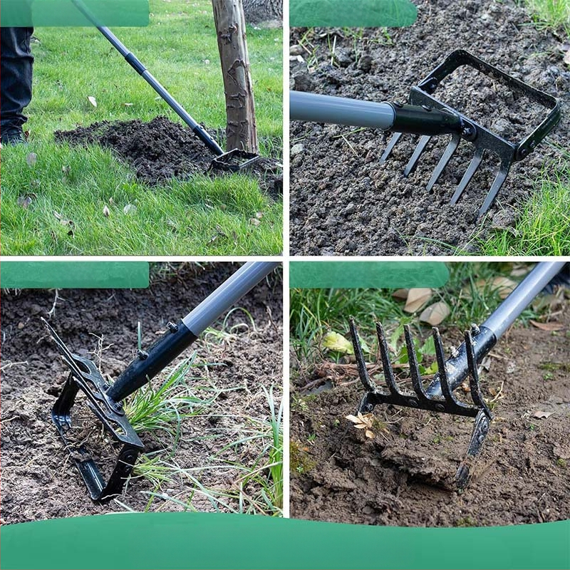 Stirrup kastuvas – dviejų paskirčių sodo ravėjimo kastuvas su žiediniu priedu pašalinimui piktžolių — Isunpro; Personalizavimas: Parama; Panaudojimas: Sodas/Žemės ūkis; Tipas: Stirrup Hoe)