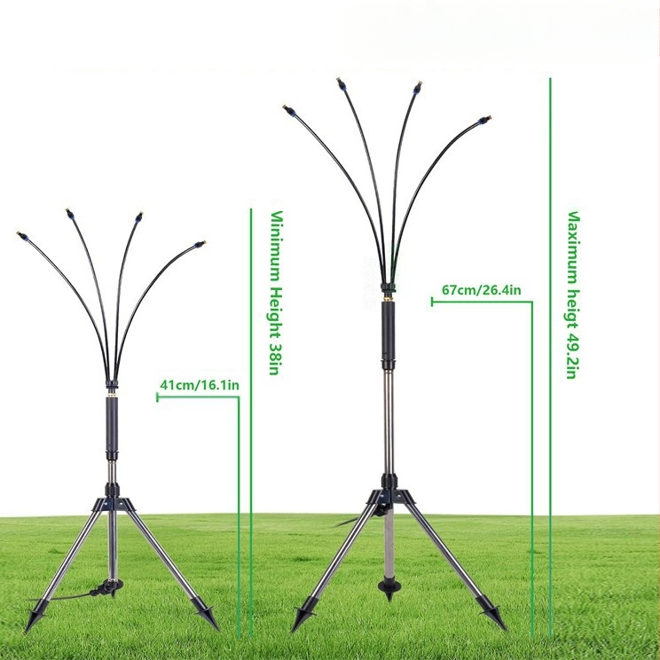 Microjet σειρά Σύστημα ψεκασμού με τρίποδο, χαμηλής πίεσης, ρυθμιζόμενο ύψος, εξωτερική ψύξη με ατμοποίηση
