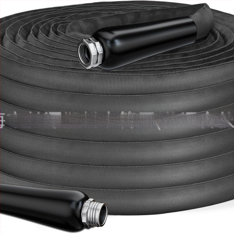 Spriegots ievainojams ūdens šļūtenes savienotājs ar alumīnija pārklājumu un vara zobiem, CT1008, PVC rokturis, darba spiediens 0,2–0,4 MPa