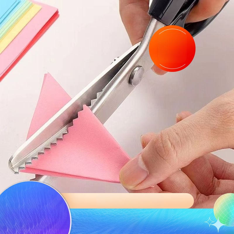 Шевни ножици със назъбени ръбове за плат и дантела — марка Wasp Nest, произход Гуандун