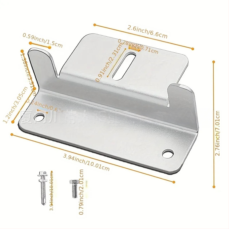 Chuan Yi aliuminio lydinio Z tipo saulės panelių laikiklis RV ir jahtai, 4 vnt arba 8 vnt komplektas