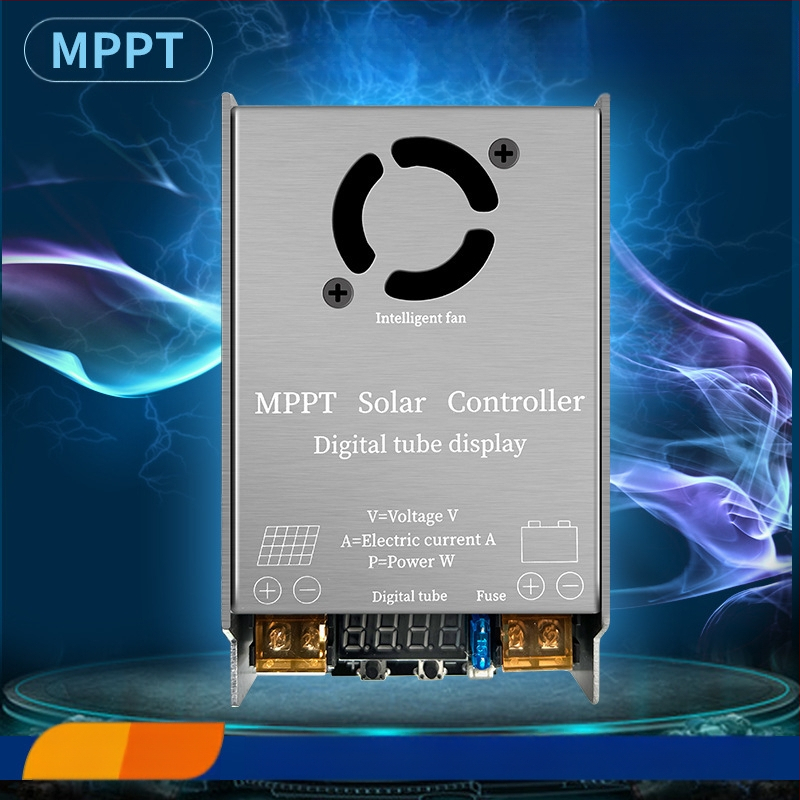 MPPT-Boost ελεγκτής ηλιακής ενέργειας, 450W, είσοδος 12–60V, αλουμινένιο περίβλημα, σειρά MPPT-Boost-03