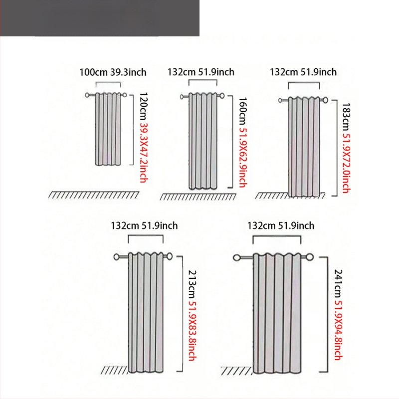 Poliesterinė užuolaida su sniego raštu, skaitmeninė spauda, pusiau šešėlinis 40–70%, tinkama svetainei, miegamajam, studijai, įėjimui