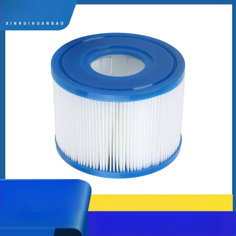 Xinrui филтър елемент VI за Lay-Z-Spa – съвместим с 90352E, 58323E и 90427E; устойчив на основи, киселини и корозия; филтърен материал.