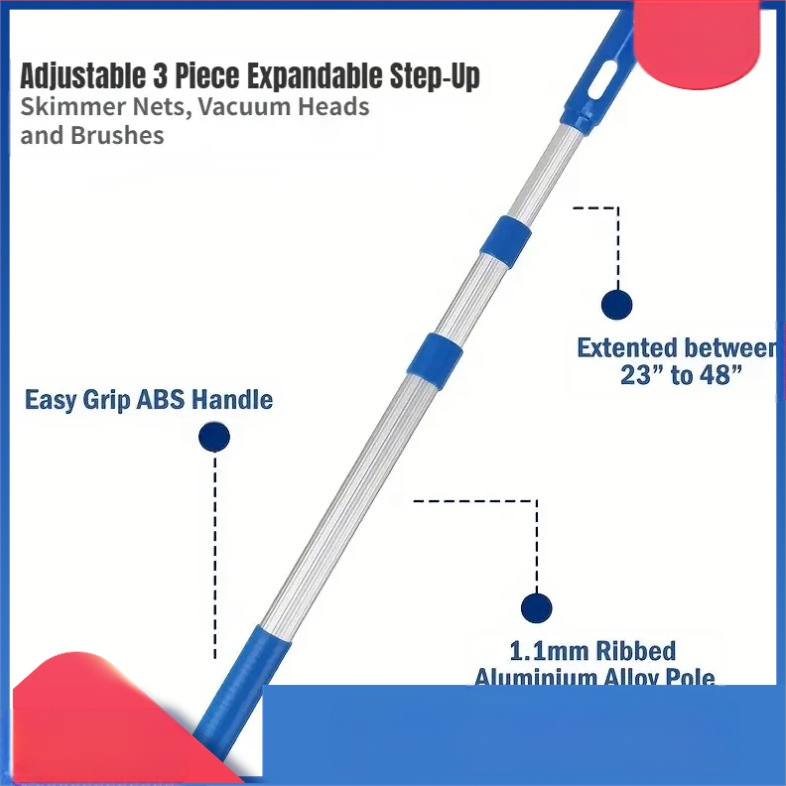 Съединител за алуминиева пръчка за риболовна мрежа - Puvoto; Материал: алуминий; Категория на продукта: надуваем басейн; Приложимо: плуване и газене
