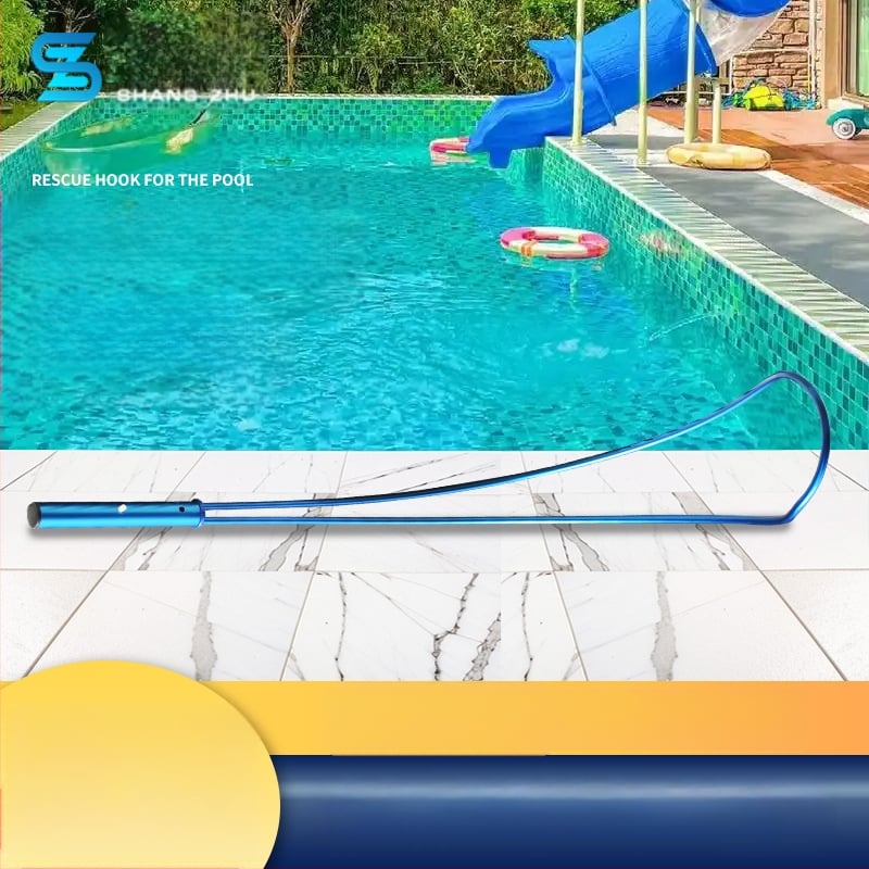 Спасителна кука за басейн — Feipu shi, модел Swimming pool life hook, материал: пластмаса, подходящи сценарии: плуване и газене, категория: надуваем басейн
