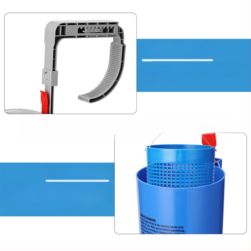 Čistič povrchu bazéna so zberom listov, zachytávačom vlasov a vysokovýkonným filtrom