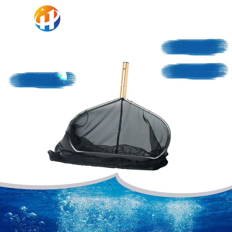 Sieť na čistenie bazéna s pevným hliníkovým rámom a hlbokovodnou sieťkou na listy a nečistoty