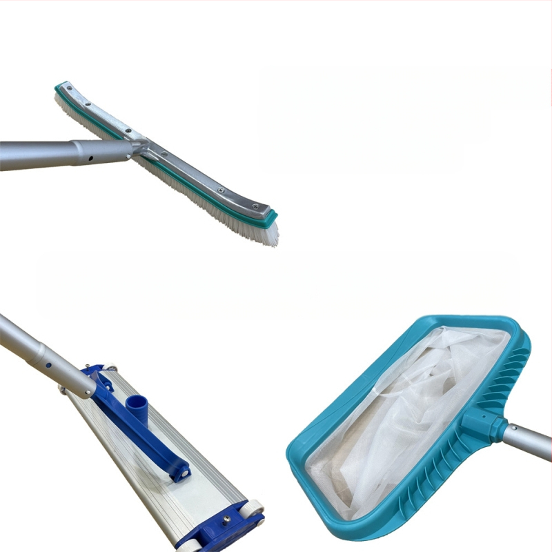 Ράβδος αλουμινίου για εξαρτήματα εργαλείου καθαρισμού πισίνας, ανθεκτικός σχεδιασμός με συγκόλληση, χωρίς συλλέκτη μαλλιών