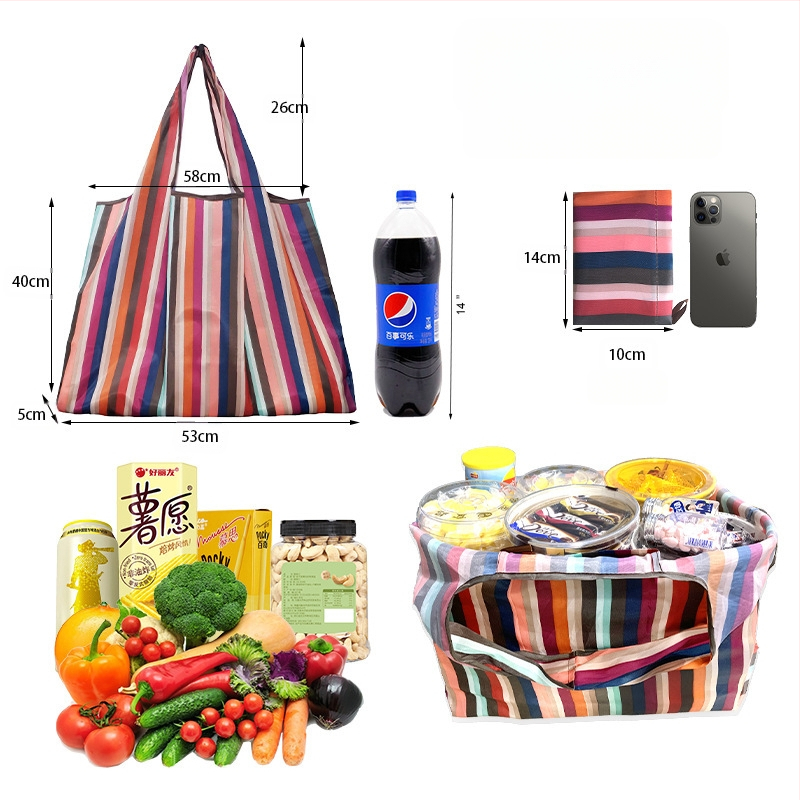 Techen XH-01 Pirkinių maišelis, Poliesteris, 20 kg apkrova, Cartoon raštas, Spausdintas logotipas