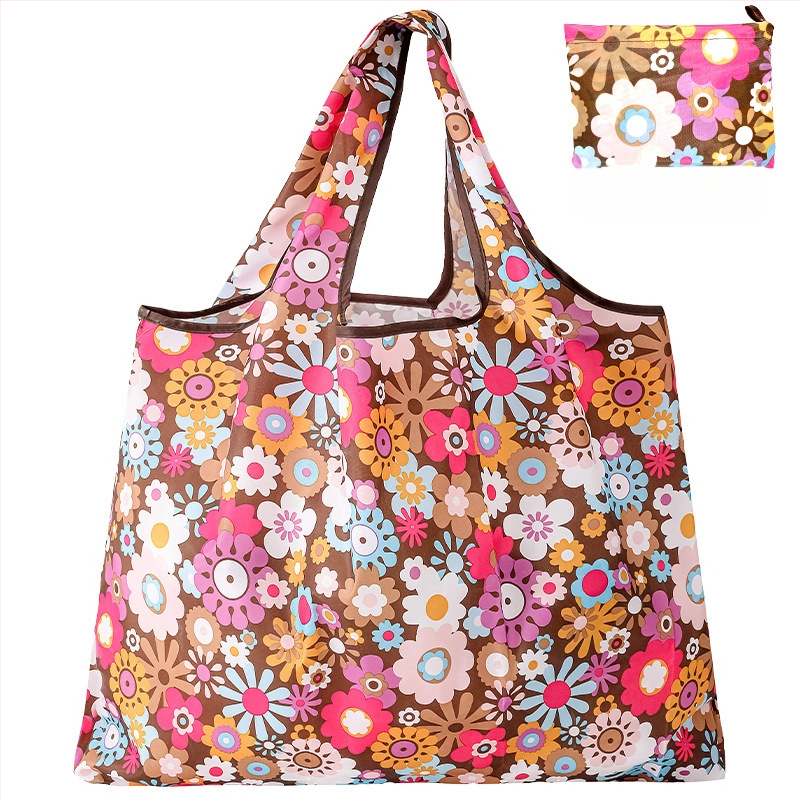 Techen XH-01 Pirkinių maišelis, Poliesteris, 20 kg apkrova, Cartoon raštas, Spausdintas logotipas