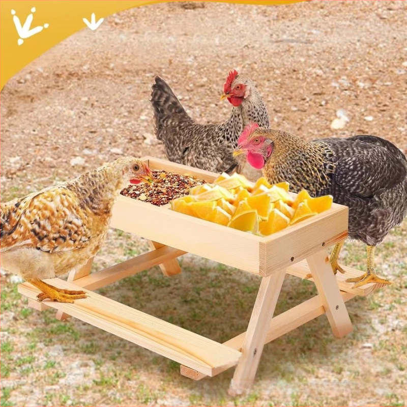 Дървен фидер за малки домашни любимци – хамстер и малки гризачи, твърдо дърво, Mountain Forest