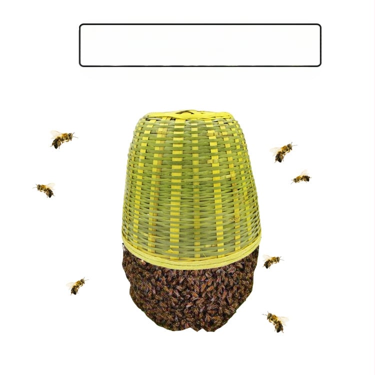 Cușcă din bambus pentru colectarea albinelor – SL SF-02, unelte de apicultură pentru capturarea albinelor