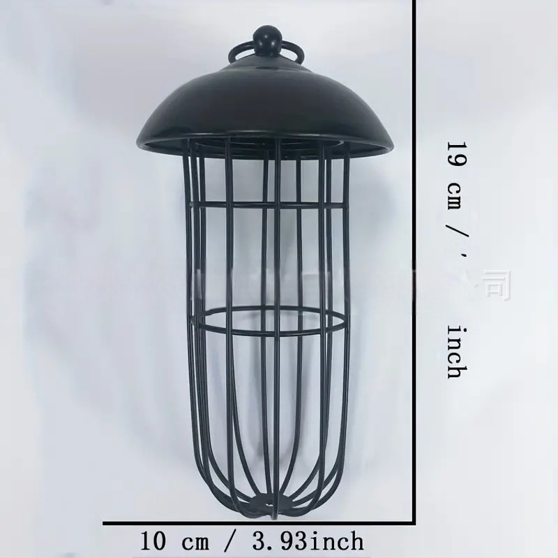 Kabėjimo lesyklėlė paukščiams, metalas su milteliniu dažais, vėjo atsparus kamuolinis dizainas, kilmė Guangdong, skirta suaugusioms paukščioms, be importo