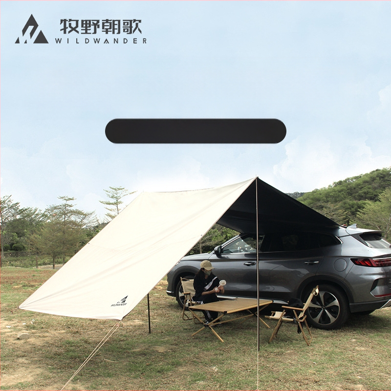 WILDWANDER Automašīnas sānu nojume – Oxford audums ar vinila pārklājumu, 3000 mm ūdensizturība, SUV sānu telts saules un lietus aizsardzībai, ārējai patvērumam