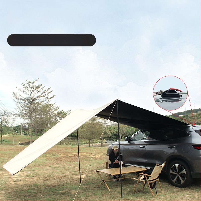 WILDWANDER Automašīnas sānu nojume – Oxford audums ar vinila pārklājumu, 3000 mm ūdensizturība, SUV sānu telts saules un lietus aizsardzībai, ārējai patvērumam