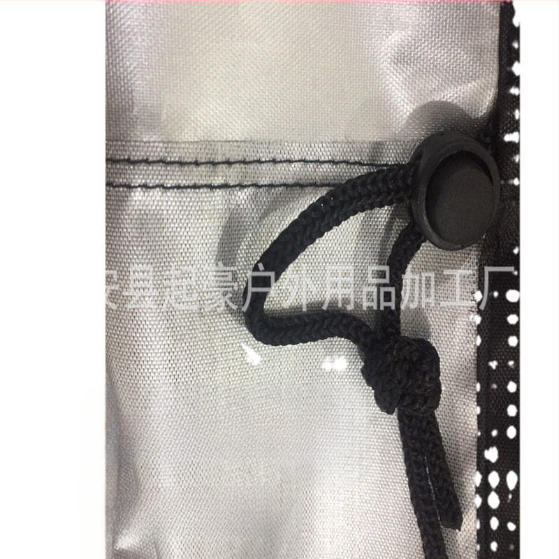 Apaļā ārējā mēbeļu pārvalka ar atstarojošu joslu, no Oxford auduma 210D/420D, piemērots apaļiem galdiem un krēsliem