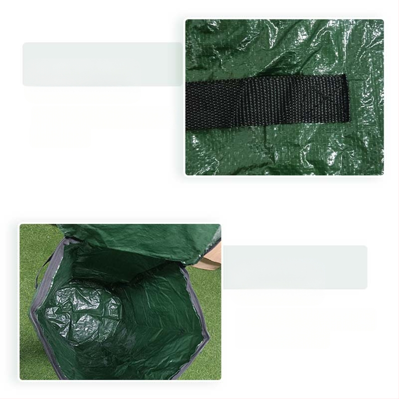 Veris kanta za kompost, prozračan i izdržljiv plastični materijal, ručno šivena, pogodna za zelene projekte i kućno vrtlarenje