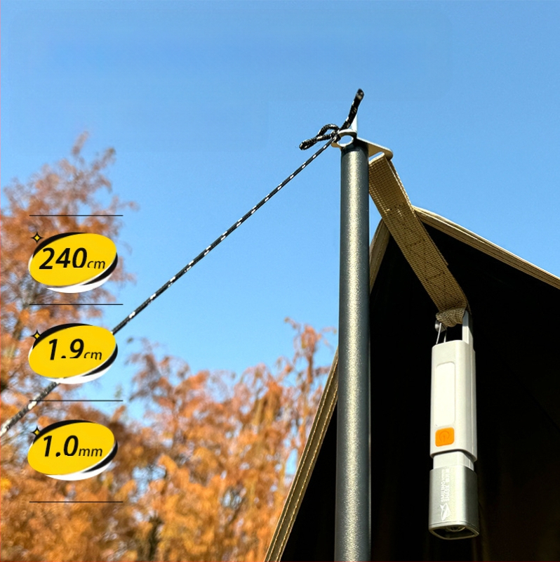 Canopy telts kempingam no Oxford auduma, tauriņa forma (ūdensizturība 3000mm)