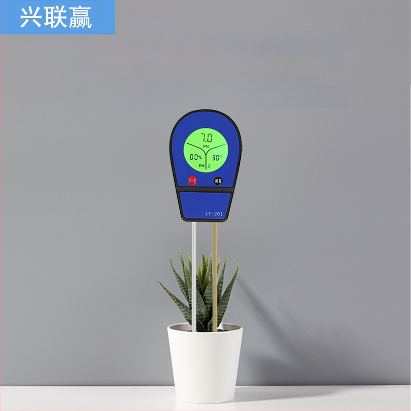 Augsnes mitruma, pH un temperatūras mērītājs — LY101 LY201