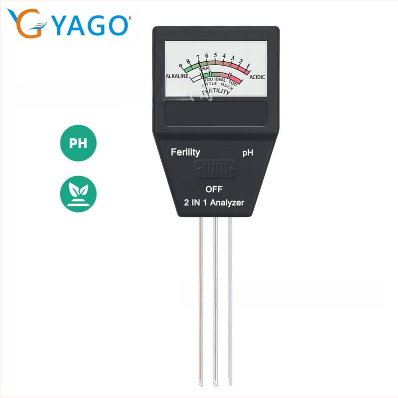 Divu funkciju augsnes detektors – pH precizitāte 0,1, modelis TPH01801, augsnes diagnostikas instruments