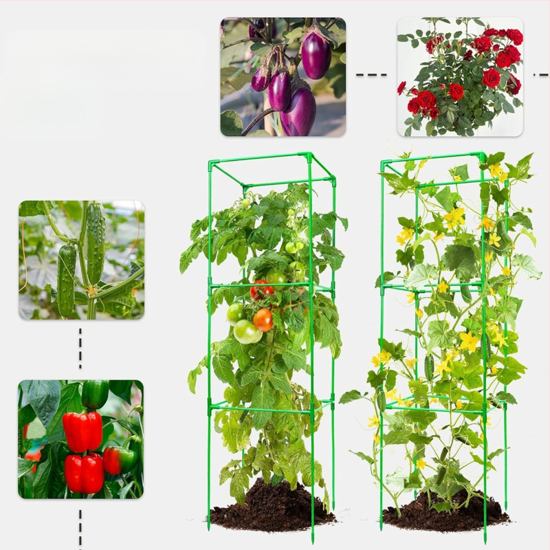 Стойка за цветя Kimang — стъклопластик и пластмаса, подпора за предотвратяване на наклон