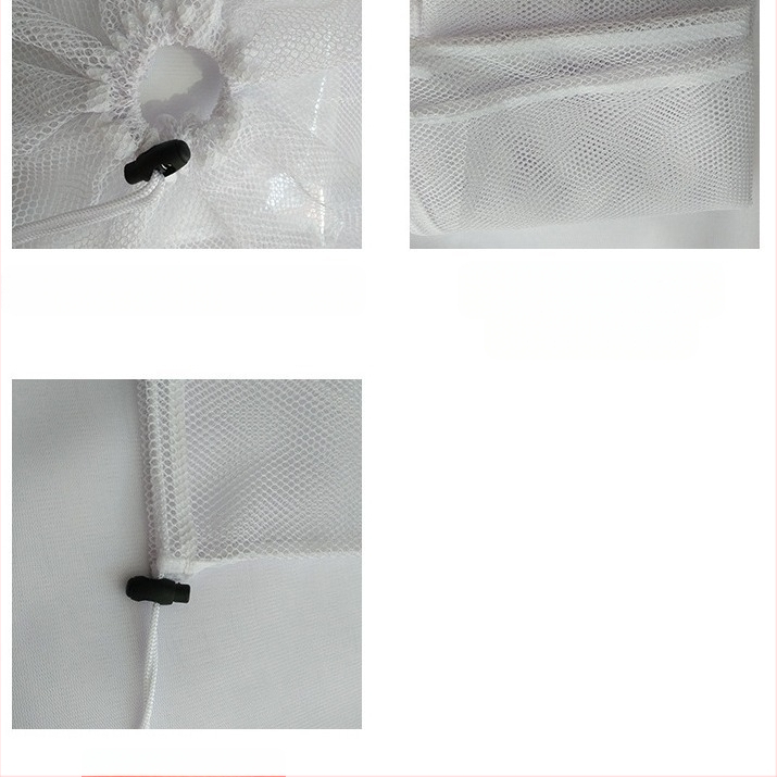 Itin didelis skalbinių maišas su raišteliu, plonu ir stambų tinklelį, drabužių priežiūrai, užuolaidoms ir pledams — poliesteris, Tianlu