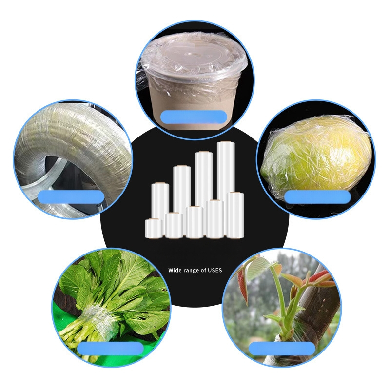 PE разтягащо фолио със хартиено ядро – самозалепващо защитно опаковъчно фолио за индустриално опаковане, дължина 100, персонализируемо