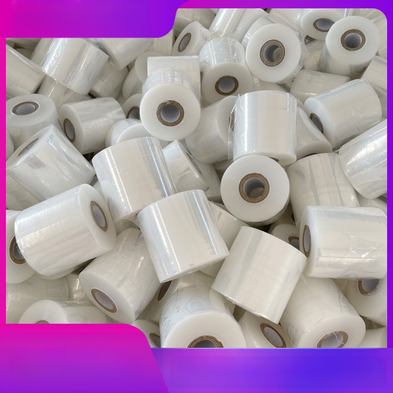 PE разтягащо фолио със хартиено ядро – самозалепващо защитно опаковъчно фолио за индустриално опаковане, дължина 100, персонализируемо