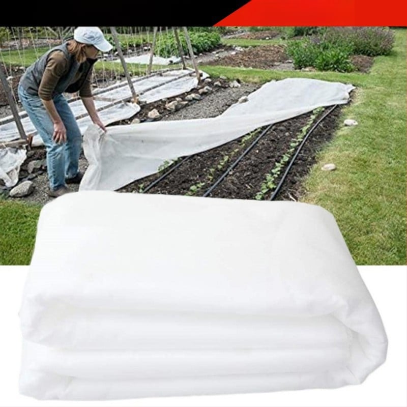 Покривало за растения от нетъкан плат за външна употреба, персонализирана обработка, термична изолация, против замръзване, 100% нетъкан плат