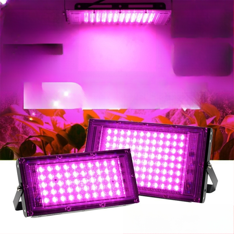 LED Λαμπτήρας Ανάπτυξης Φυτών Πλήρους Φάσματος, 50 LED, για Θερμοκήπιο, 220V, IP65, Αλουμινένιο Περίβλημα, διάρκεια ζωής 30000 ωρών