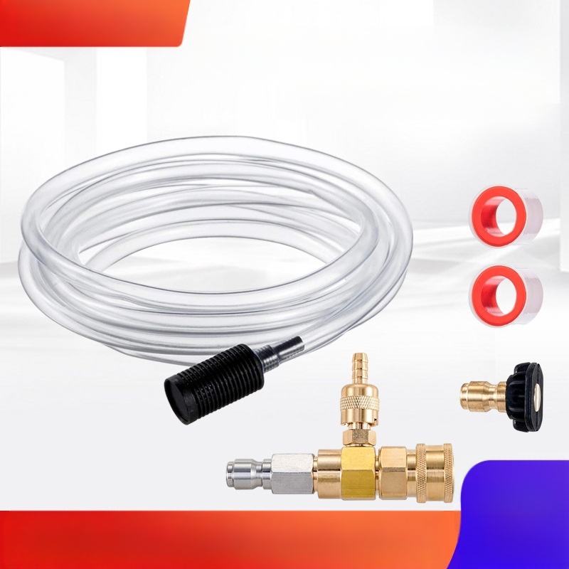 Augstspiediena tīrītājs ar ātro savienojumu, vara un nerūsējošā tērauda konstrukcija, regulējams sūcējs un putojošais uzgalis