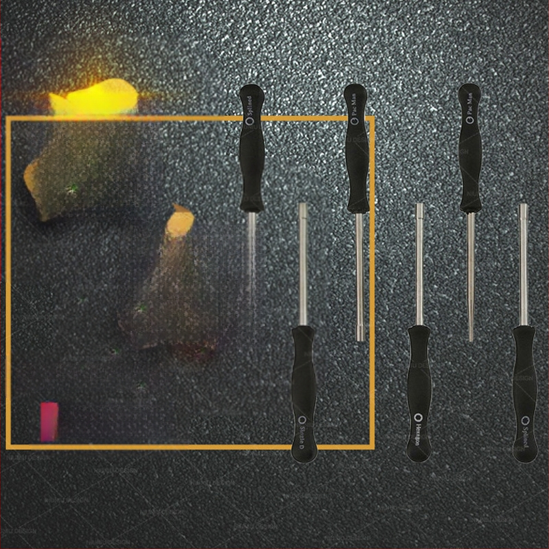 Εργαλείο ρύθμισης καρμπυρατέρ για αλυσοπρίονα και χλοοκοπτικές μηχανές – LISM, μονωμένο, νικελ-χρώμιο ανοξείδωτος χάλυβας, 10 τύποι κεφαλών