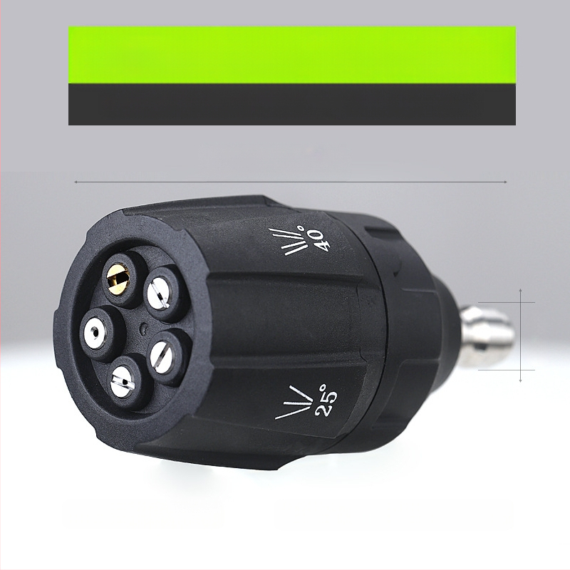 Ruiran plastmasas 140 g, 5-in-1 ventilatora uzgalis augstas spiediena auto mazgāšanai ar ātro pieslēgvumu 1/4