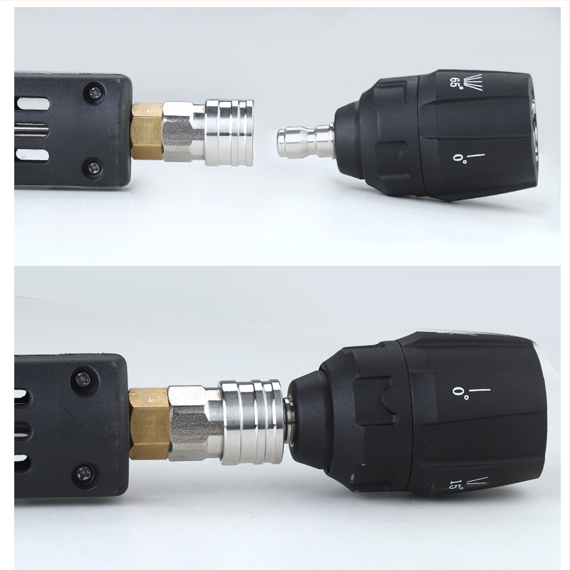 Ruiran plastmasas 140 g, 5-in-1 ventilatora uzgalis augstas spiediena auto mazgāšanai ar ātro pieslēgvumu 1/4