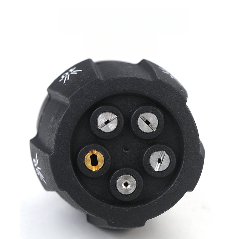 Ruiran plastmasas 140 g, 5-in-1 ventilatora uzgalis augstas spiediena auto mazgāšanai ar ātro pieslēgvumu 1/4