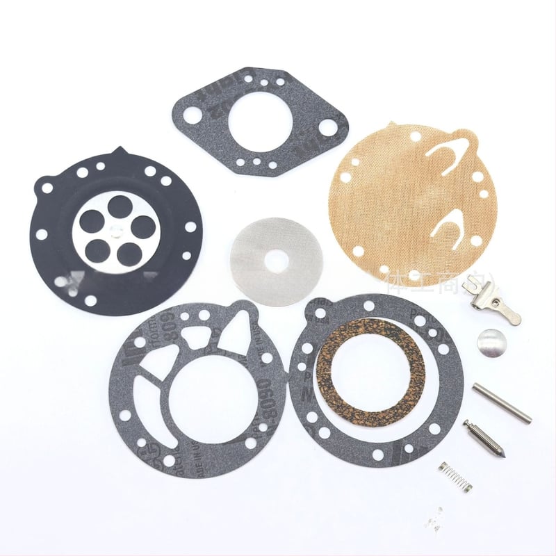 Karburatoriaus remonto rinkinys 070 STIHL TS350/TS360, Tilotson RK-83HL — mechaninis karburatorius su plokščia įsiurbimo plunžeru, priedas Nr. 12.2, kilmė Fujian