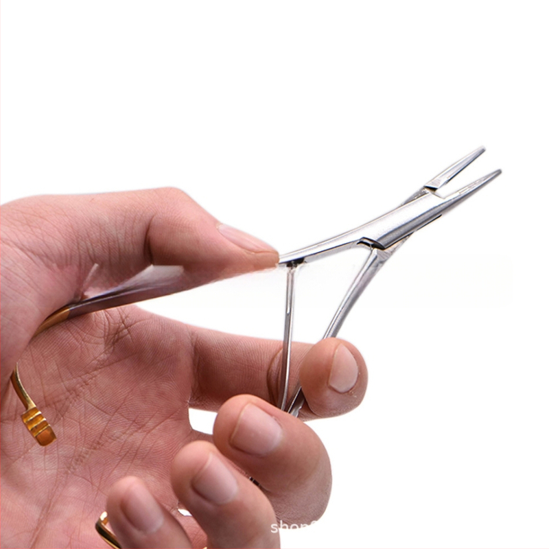 Dantų adatos laikiklis galinis tipas, nerūdijantis plienas, suaugusiems, 100 vnt.