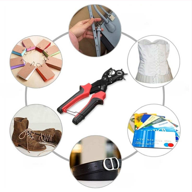 Клещи за пробиване на дупки в колани, многофункционален ръчен инструмент, от специална стомана, тегло 0.5