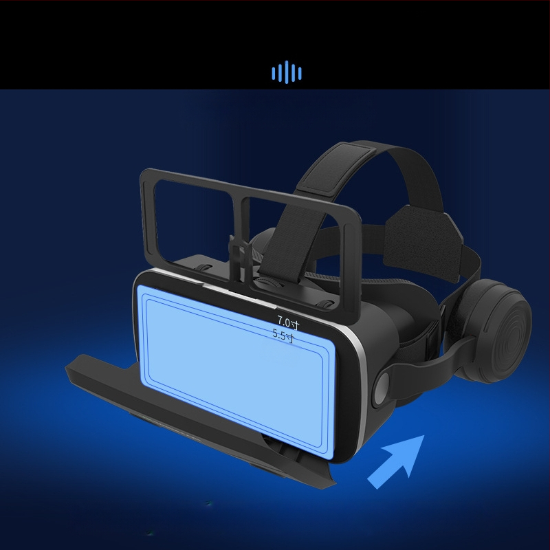 VR akiniai G15E Magic Mirror — 3D, HD akių apsauga, suderinamas su telefonu, suderinamas su ausinėmis