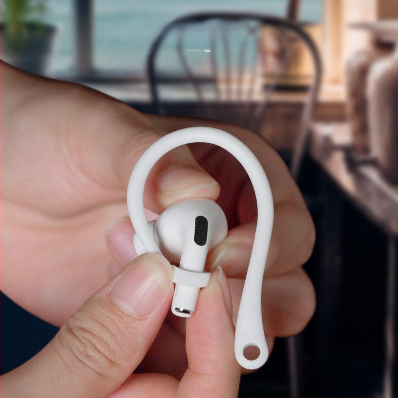 AirPods Pro silikona ausu āķis – universāls Apple Bluetooth ausīm 2. un 3. paaudze, pret zudumu, sporta stils (Zīmols: Other; Materiāls: Other; Stils: Fashion)