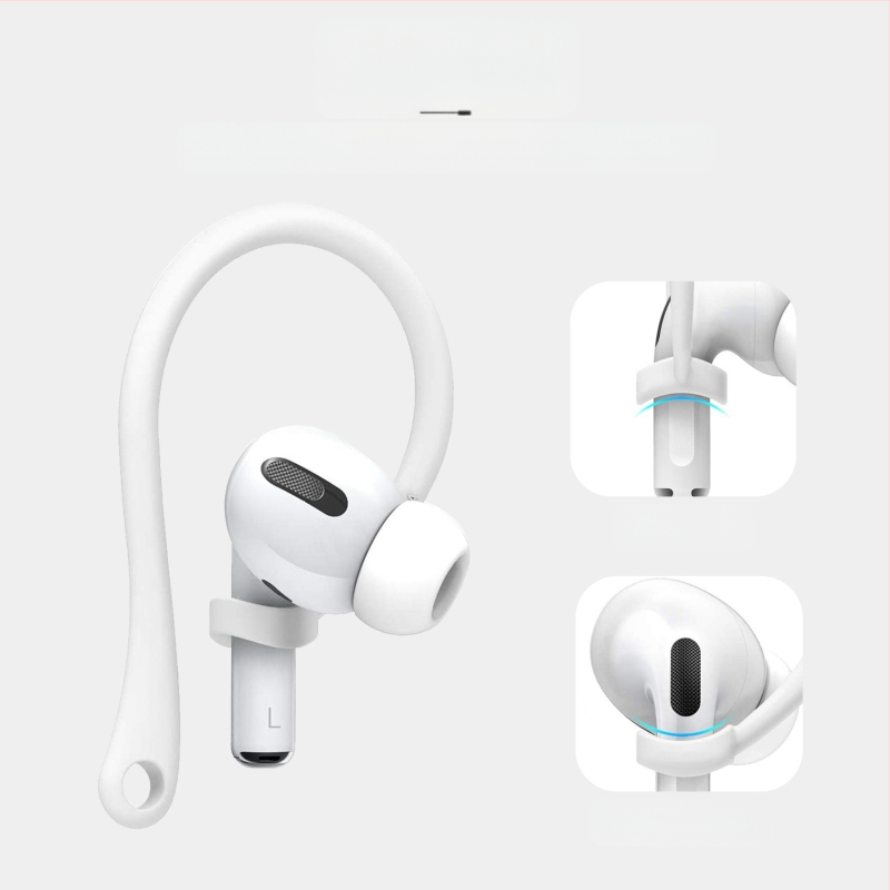 AirPods Pro silikona ausu āķis – universāls Apple Bluetooth ausīm 2. un 3. paaudze, pret zudumu, sporta stils (Zīmols: Other; Materiāls: Other; Stils: Fashion)